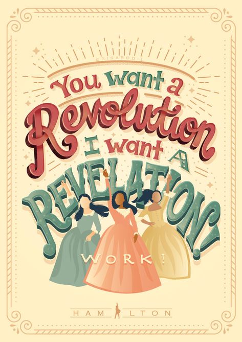 Hamilton Lettering Posters – Risa Rodil Vintage Poster Wallpaper, Ipad Picture, Hamilton Lyrics, Hamilton Poster, Risa Rodil, Hamilton Wallpaper, Hamilton Quotes, Broadway Posters, Lettering Illustration