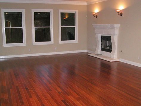 cherry flooring (for the basement)                                                                                                                                                                                 More Red Mahogany Floors, Mahogany Floors, Small Basement Remodeling, Cherry Wood Floors, Real Hardwood Floors, Basement Remodel Diy, Installing Hardwood Floors, Wood Floors Wide Plank, Small Basements