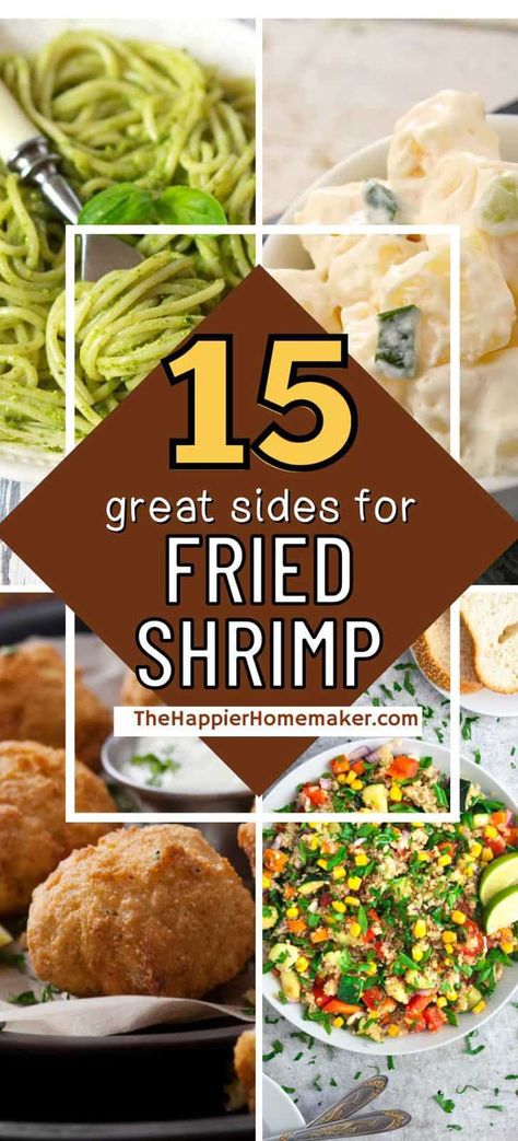 Wondering what to serve with fried shrimp? These delicious side dishes are the perfect pairing for this classic seafood recipe. Fried Shrimp Meals Dinners, What To Eat With Fried Shrimp, Fried Shrimp Meals, What To Serve With Tempura Shrimp, Sides With Fried Shrimp, Fried Shrimp Dinner Ideas Sides, What To Serve With Coconut Shrimp, Side Dishes For Fried Shrimp, Fried Shrimp Sides