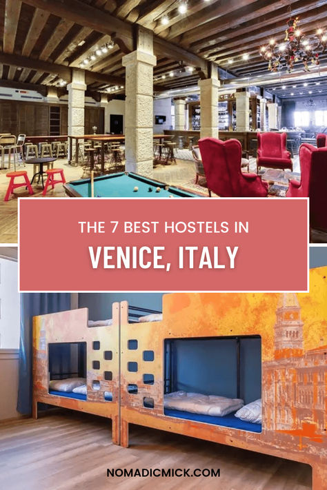 Here's my guide to the 7 Best Hostels in Venice, Italy to help you find the best Party / Chill / Solo Traveller hostel in Venice. Venice Travel, Best Party, Venice Italy, Solo Travel, Best Part Of Me, Venice, In Italy, Italy, Travel