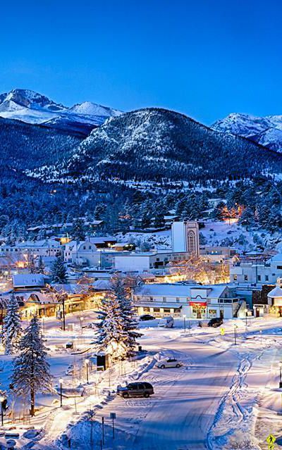 What to Do in Estes Park, Colorado in Winter Estes Park Winter, Estes Park Colorado Christmas, Estes Park Colorado Aesthetic, Estes Park Colorado Winter, Colorado In February, Denver Colorado Winter, Estes Colorado, Boulder Colorado Winter, Colorado In Winter