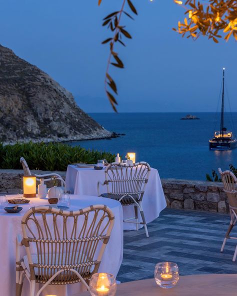 A... - Santa Marina, a Luxury Collection Resort, Mykonos Marina Restaurant Design, Portofino Hotel And Marina Wedding, Andronis Luxury Suites Santorini, Stella Island Luxury Resort & Spa, Marina Resort, Summer Nights, Mykonos, Perfect Summer, Hotel