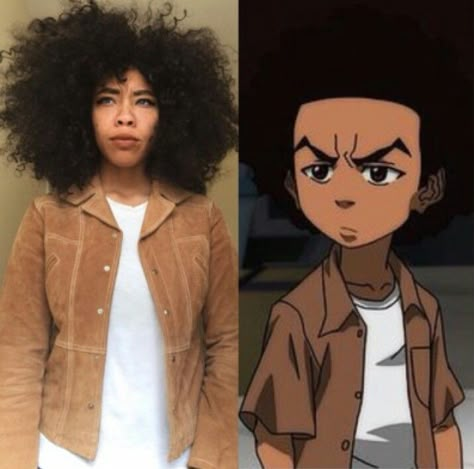 KieraPlease - Huey Freeman (Boondocks) Costumes For Black Women, Halloween Constumes, Huey Freeman, Horror Halloween Costumes, Photo Recreation, Cute Birthday Outfits, Halloween Costume Outfits, Halloween Costumes For Girls, Halloween Girl