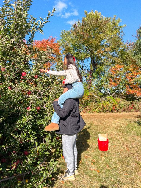 apple picking, fall couple pics, nj farm, battleview orchards, pumpkin patch, october pics, couple pics, fall pics, family photo, married inspo, sitting on his shoulders, uggs, cold weather, cabin trip, fall vermont, falling leaves, farm date, date inspo, couple goals, married goals red outfit, fall fashion, fall fit, sweater outfit, sweater and jeans Fit Sweater Outfit, Apple Picking Pictures, Photo Married, Fall Couple Pics, Married Goals, Farm Couple, Apple Picking Fall, Farm Date, Date Inspo