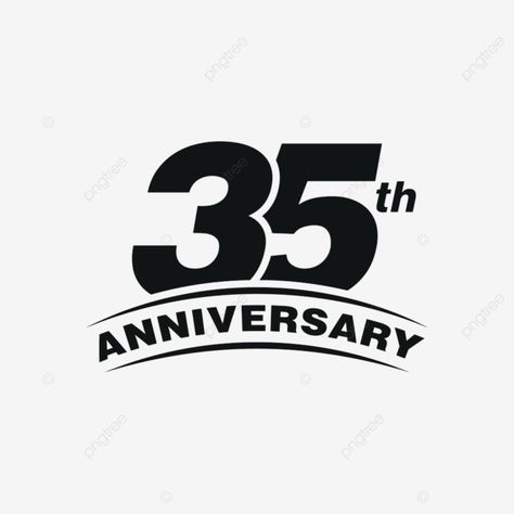 35 Years Anniversary, 35 Year Anniversary, Element Signs, Web Advertising, Remove Background From Image, Anniversary Logo, Brand Logos, 35th Anniversary, Anniversary Trips