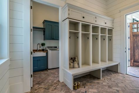 Bump Out Addition, Mudroom Addition, Built In Cubbies, Functional Mudroom, Laundry Room/mudroom, Mudroom Flooring, Bump Out, Mudroom Laundry Room, Mud Room Storage