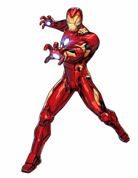 Iron Man Poses Reference, Iron Man Landing Pose, Iron Man Suit Design Concept Art, Iron Man Concept Art Suits, Marvel And Disney, Iron Man Full Body Suit, Iron Man All Armors, Iron Man Extremis Armor, Marvel Tony Stark