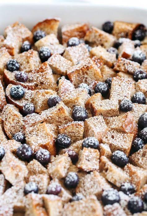 Use Your Stale Bread For Delicious Blueberry French Toast Recipes French Toast, Stale Bread Recipes, Breakfast Crockpot, Recipes French, Blueberry French Toast Casserole, French Toast Casserole Overnight, Breakfast Crockpot Recipes, French Toast Casserole Recipes, Overnight French Toast