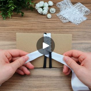 1M views · 11K reactions | Awesome 😍Look what I did with two hair elastics and a white ribbon! | Awesome 😍Look what I did with two hair elastics and a white ribbon! | By DIY VaktiFacebook Ribbon Hair Ties Diy, Hair Bows Diy Ribbon, Diy Elastic, Ribbon Hair Ties, Hair Ties Diy, Ribbon Flower Tutorial, Diy Hair Accessories Ribbon, Knitting Hacks, Bows Diy Ribbon