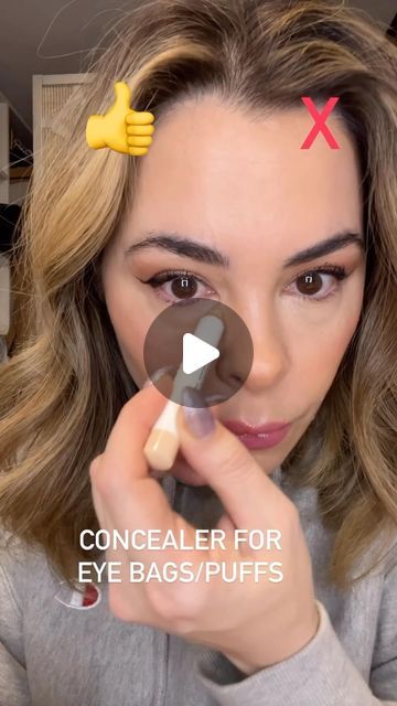 Behindthaglam on Instagram: "Concealing Bags #undereyebags #puffyeyes

#puffy #dosanddonts #concealer - #concealertutorial #rightvswrong #mua #over50 #over40 #concealerhack.
@jonesroadbeauty shade 1. @kosas revealer concealer 4.5" Makeup To Hide Bags Under Eyes, Best Concealer For Puffy Eyes Bags, Makeup For Puffy Under Eyes, Concealer For Eye Bags, Conceal Bags Under Eyes, How To Conceal Under Eye Bags Over 50, How To Hide Under Eye Bags With Makeup, How To Hide Eye Bags, Concealer Tips How To Apply Over 40