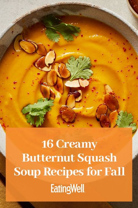 Eating Well Butternut Squash Soup, Butternut Squash Soup And Grilled Cheese, Air Fryer Butternut Squash Soup, Healthy Butternut Squash Recipes Soups, Butternut Squash Soup For Two, Butternut Squash Peanut Butter Soup, Butternut Squash Cheddar Soup, Butternut Squash Soup With Apple Cider, Butternut Squash Soup Cream Cheese