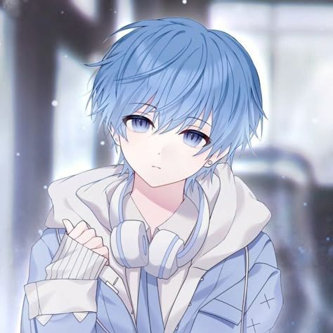 Boys Blue Hair, Blue Hair Anime Boy, Anime Blue Hair, Nagisa Shiota, Anime Boy Hair, Anime Villians, Blue Anime, Anime Child