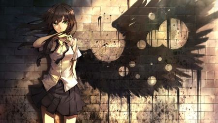 Fallen Angel - Other & Anime Background Wallpapers on Desktop ... Angel With A Shotgun, 2k Wallpaper, Realistic Pencil Drawings, Character Wallpaper, Dark Angel, Original Wallpaper, Anime Angel, Art Anime, Fallen Angel