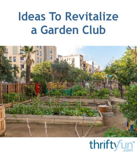 Ideas To Revitalize a Garden Club | ThriftyFun Gardening Club Ideas, Gardening Club Ideas For Seniors, Garden Club Activities, Garden Club Ideas, Garden Club Program Ideas, School Outdoor Classroom, School Garden Club, Unusual Planter, Southern Garden