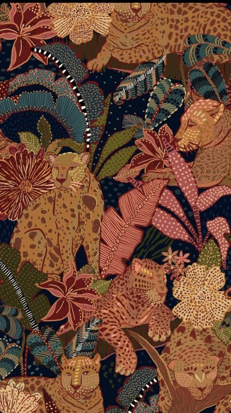 Pin on Estampas Farm Wallpaper Hippie, Tiger Style, Omar Khayyam, Textile Print, Textile Pattern Design, Hippie Wallpaper, Arte Inspo, Wow Art, Print Wallpaper