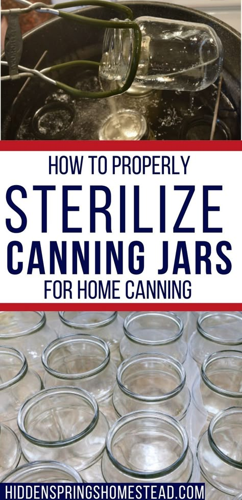 How To Prep Jars For Canning, Sterilizing Jars For Canning, How To Sanitize Canning Jars, How To Sterilize Canning Jars, Sterilize Canning Jars, Sterilizing Canning Jars, Muscadine Jelly, Coffee Syrups, Food Preserving