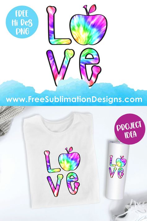 Free Sublimation Designs, Tie Dye Hippie, Infusible Ink, Cricut Free, Custom T Shirts, Cricut Ideas, Free Svg, Free Png, Sublimation Designs