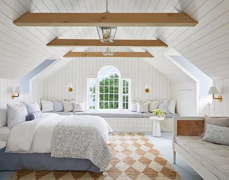 Historical Bedroom Ideas, Vaulted Ceiling Bedroom, Future Farmhouse, Ceiling Details, French Country Bedrooms, Childs Bedroom, Attic Bedroom, Bedroom Ceiling, Attic Rooms