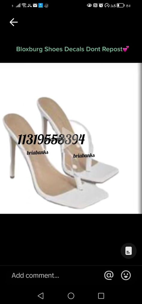 Shoes Decals For Bloxburg, Shoe Decals Bloxburg, Bloxburg Shoes, Shoe Codes, Roblox Painting, Roblox Builds, Roblox Houses, Bloxburg Mansion, Codes Bloxburg