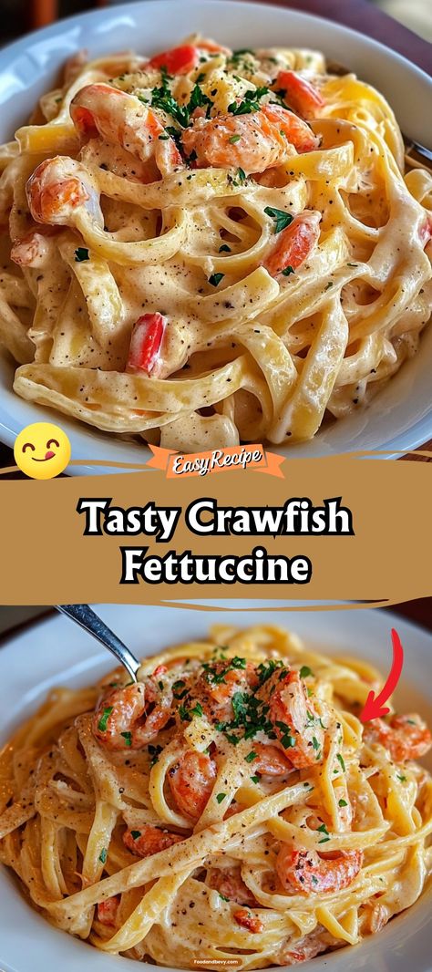 Crawfish Fettuccine