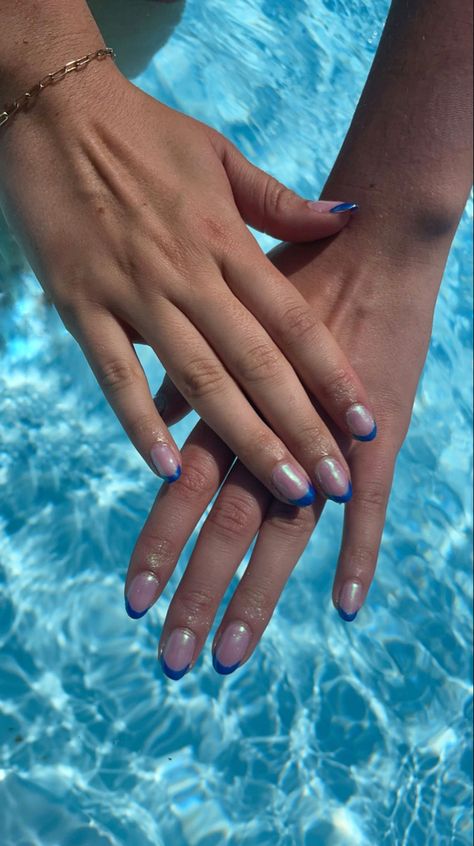 Summer nail inspo mermaid nails. Pool day sunny day Sunny Nails, Pool Nails, Special Nails, Nail Pictures, Mermaid Nails, Pool Days, Nail Tech, Summer Nails, Nail Inspo