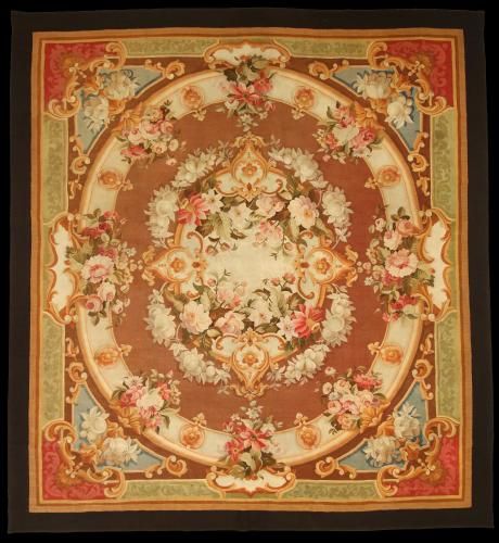 French Aubusson Carpet C John (Rare Rugs) Ltd Tapestry Woven, Aubusson Rugs, Vintage Wall Decor, Tapestry Weaving, Vintage Wall, Rococo, Antique Furniture, On Earth, Wall Decoration