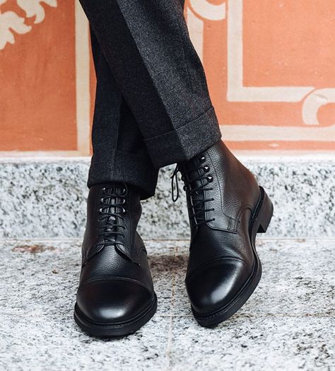 Best Mens Winter Boots, Men Reference, Derby Boots, Boots Men Outfit, Boots Outfit Men, Black Boots Men, Boyfriend Outfit, Mens Dress Boots, Gentleman Shoes