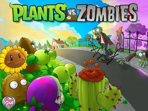 Plants vs Zombies for PS3 (PSN) by PlayStation.Blog, via Flickr Plants And Zombies, Zombie Wallpaper, Plant App, Edible Image Cake Topper, Plants Vs Zombies 2, Plant Window, Plant Zombie, Plantas Vs Zombies, Pinata Party