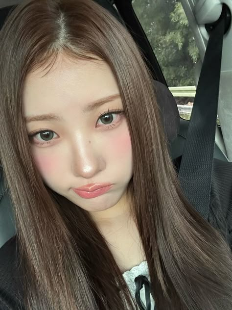 Chaein Icon, Deer Girl, Brown Hair With Blonde Highlights, Hair Icon, Purple Kiss, Brown Highlights, Girls Rules, Angel Face, Girl Day