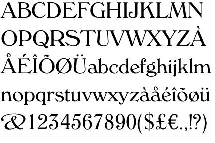 Linotype Windsor - This is the font used in the credits of Midnight in Paris. (Note the awesome ampersand.) The font was created in 1905, so it's even accurate to the period. Hermann Zapf, Herb Lubalin, Font Shop, Classic Fonts, Old Faces, Online Fonts, The Font, New Century, Comic Sans