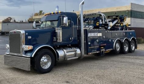 Homer’s Towing & Service, Milwaukee WI - 2023 Peterbilt 389 w/ Century 1150 rotator Heavy Wreckers, Peterbilt 389, Towing And Recovery, Towing Service, Peterbilt Trucks, Milwaukee Wi, Tractor Trailers, Tow Truck, Peterbilt