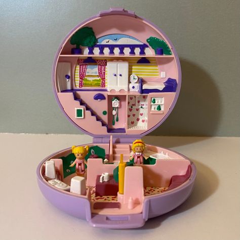 Bluebird Vintage Polly Pocket 1989 Polly’s Flat Playset *Complete by EllaEnterprises on Etsy 1980's Toys, Polly Pocket Dolls, Bluebird Vintage, Doll Aesthetic, Polly Pocket, 90s Kids, Retro Toys, Sticker Book, Blue Bird