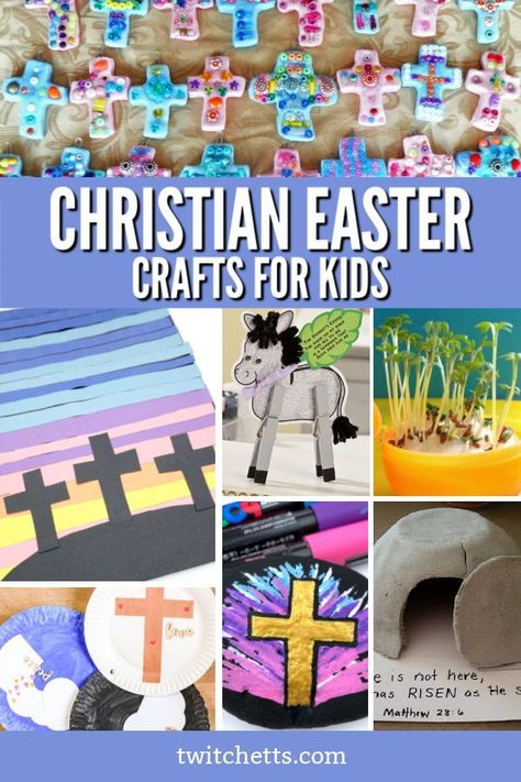 Religious Easter crafts that kids will love to make are so much fun and educational. It is a fun and exciting way to celebrate Spring and Easter. #sundayschool #relgious #christian #easter #craftsforkids #twitchetts Religious Easter Crafts For Kids, Christian Easter Crafts For Kids, Craft Ideas To Sell, Easter Religious Crafts, Catholic Easter, Easter Craft Ideas, Easter Lessons, Easter Sunday School, Ideas To Sell