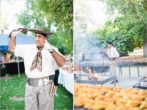 wedding food ideas - Argentinian BBQ Argentinian Wedding, Argentinian Bbq, Catered Appetizers, Wedding Food Ideas, Vintage Barn Wedding, Catering Logo, Campground Wedding, Food Truck Catering, Wedding Reception Menu