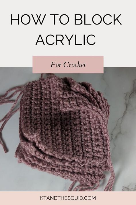 How to Block Acrylic Yarn for Crochet Acrylic Yarn Crochet, Yarn For Crochet, Wool Wash, Crochet Techniques, Crochet Yarn, Wool Yarn, Acrylic Yarn, Crochet Projects, Do It