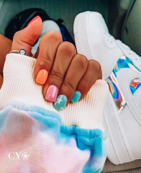 Nails After Acrylics, Teen Nails, Spring Break Nails, Western Nails, Beachy Nails, Broken Nails, Stylish Nails Designs, Edgy Nails, Summery Nails