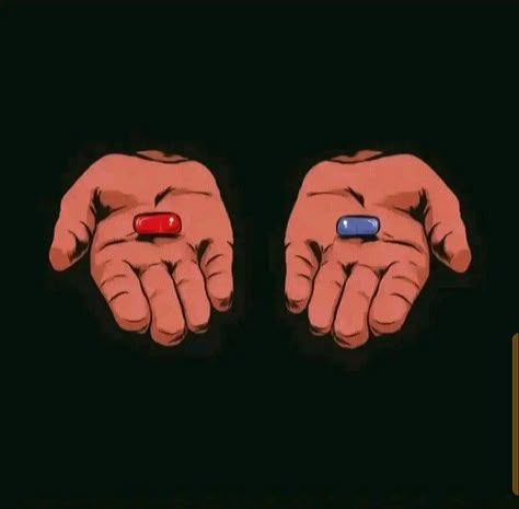 Red And Blue Pill Wallpaper, Matrix Red And Blue Pill, Red Or Blue Pill, Tiktok Slideshow, Tiktok Photos, Trippy Iphone Wallpaper, Trend Tiktok, Tiktok Trends, Arte Punk