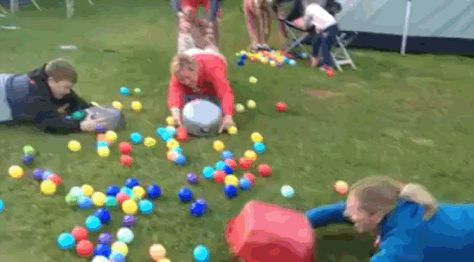 F*cking brilliant. | These Geniuses Found A Way To Play Hungry Hungry Hippos IRL And It Looks Like All The Fun Human Hungry Hippos, Hungry Hungry Hippos, Field Day Games, Outdoor Party Games, Family Friendly Games, Outside Games, Reunion Games, Family Reunion Games, Hungry Hippos