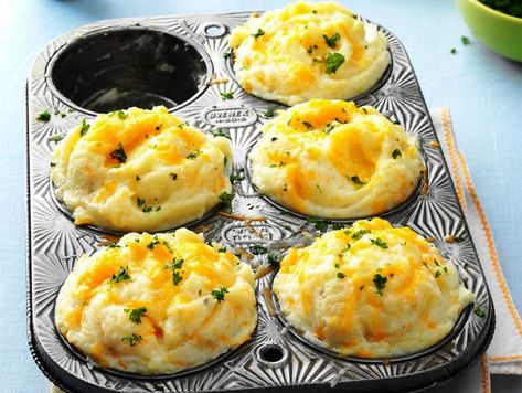 Mashed Potato Cups, Potato Cups, Muffin Tin Recipes, Leftover Mashed Potatoes, Potato Side Dishes, Mashed Potato, Potato Dishes, Muffin Tin, Vegetable Sides