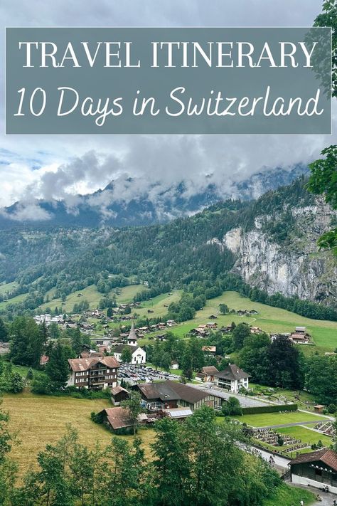 Read this 10 day Switzerland travel itinerary including what to do on each day. Travel In Switzerland, Switzerland Travel Itinerary, Switzerland Itinerary, Switzerland Vacation, Swiss Travel, Switzerland Travel, Jet Lag, Honeymoon Travel, Budget Travel Tips