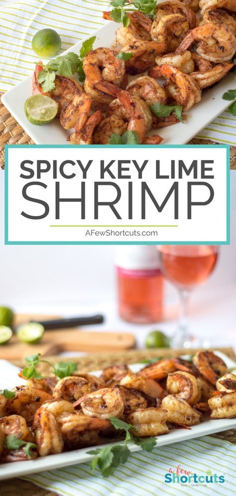 Have a taste of Florida with this Simple Spicy Key Lime Shrimp Recipe. Easy to throw together in just minutes in a skillet or on the grill for a tasty dinner or appetizer. #SweetOnSpice #ad #shrimp #dinner #recipe Key Lime Shrimp, Shrimp Recipe Easy, Key Lime Recipes, Lime Shrimp Recipes, Shrimp Recipes Healthy, Lime Recipes, Shrimp Dinner, Lime Shrimp, Florida Food