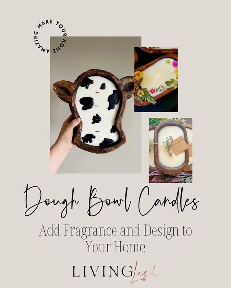 Dough Bowl Candles To Add Fragrance And Design To Your Home Dough Bowl Candles, Bowl Candles, Candle Tutorial, Candle Supplies, Bowl Candle, Dough Bowl, Fashion Bloggers, Dough, Blogging