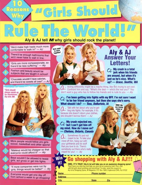 2000s Magazines, Magazine Design Cover, Aly And Aj, Magazine Spread, Yearbook Themes, Yearbook Design, Magazine Ideas, Graphic Design Infographic, Zine Design