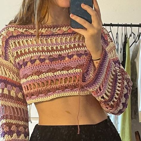 Crochet festival top