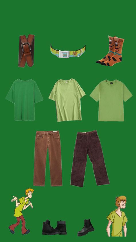 Shaggy From Scooby Doo, Shaggy Costume, Shaggy And Velma, Scooby Doo Costumes, Shaggy Scooby Doo, Shaggy And Scooby, Creative Decor, Scooby Doo, Halloween Costumes