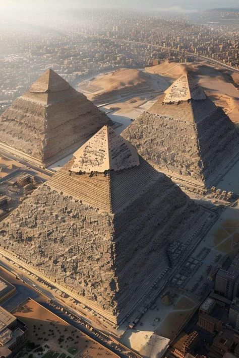 Desert Ruins, Egyptian Aesthetic, معرض فني, Pyramid Of Giza, The Pyramids Of Giza, Giza Egypt, The Great Pyramid, Great Pyramid, Ancient Egypt History