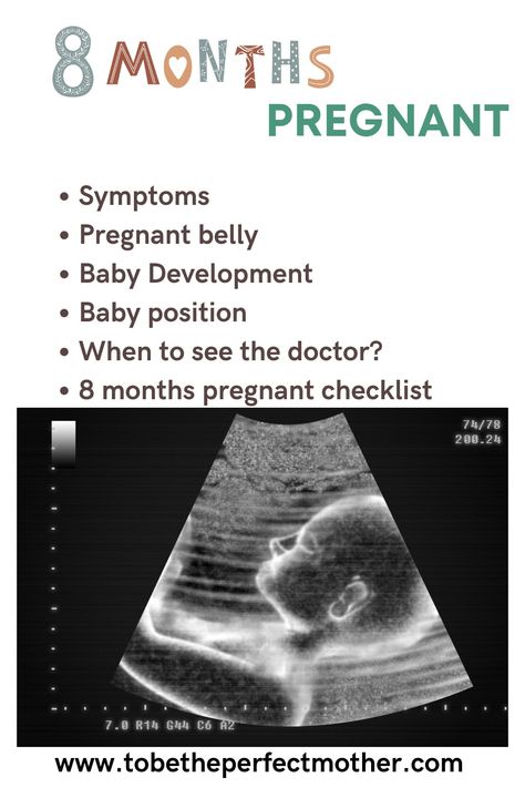 8 months pregnant, your baby Development and what to expect? 8 Month Pregnant Belly, Pregnancy 7 Months, Pregnant Checklist, 8th Month Pregnancy, 8 Month Pregnant, Pregnancy Diet Chart, Six Months Pregnant, Pregnant Symptoms, 2 Months Pregnant