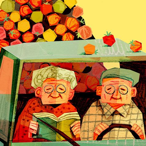 Old Couple Drawing, Old Couple Art, Old Couple Illustration, Artsy Couple, Cute Old Couples, Sustainable Housing, Old Couple, Sketches Of Love, Couple Drawing