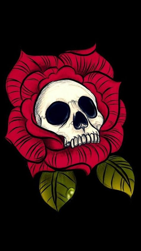 Skull Rose Drawing, Cherub Art, Sketchbook Portrait, Mexican Culture Art, Skull Flower, Angel Drawing, Skull Artwork, Skeleton Art, Skull Drawing