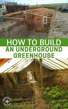 Case Sotterranee, Serre Diy, Underground Greenhouse, Aquaponics Kit, Diy Greenhouse Plans, Greenhouse Growing, Greenhouse Plans, Aquaponics System, Diy Greenhouse